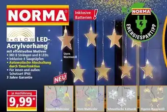 Norma Led-acrylvorhang i-glow Angebot