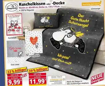 Norma Sheepworld kuschelkissen oder -decke Angebot