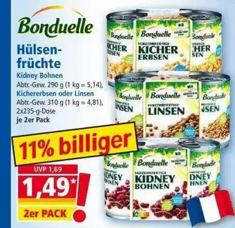 Norma Bonduelle hülsenfrüchte Angebot