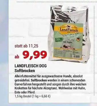 Zookauf Landfleisch Dog Softbrocken Angebot