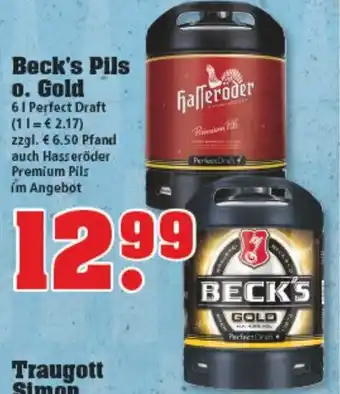 trinkgut Beck's Pils o. Gold Angebot