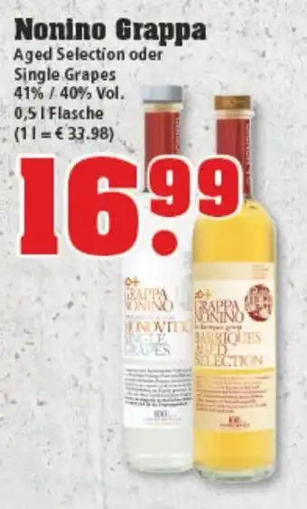 trinkgut Nonino Grappa 0,5L Angebot