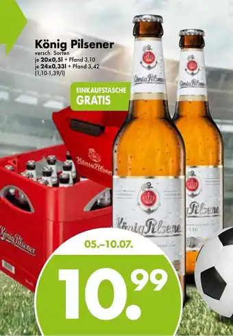 Trink und Spare König Pilsener 20x0,5L/24x0,33L Angebot