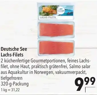 CITTI Markt Deutsche See Lachs Filets 320 g Packung Angebot