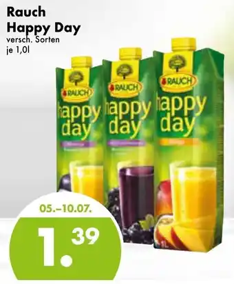 Trink und Spare Rauch Happy Day 1 L Angebot