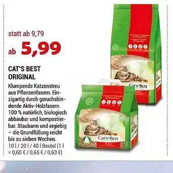 Zookauf Cat's Best Original Angebot