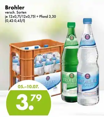 Trink und Spare Brohler 12x0,7L/12x0,75L Angebot