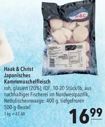 CITTI Markt Haak & Christ Japanisches Kammmuschelfleisch 500 g Beutel Angebot