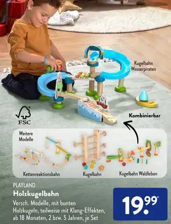 Aldi Süd Playland Holzkugelbahn Angebot