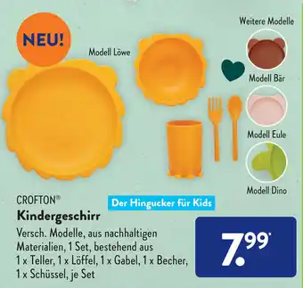 Aldi Süd Crofton Kindergeschirr Angebot