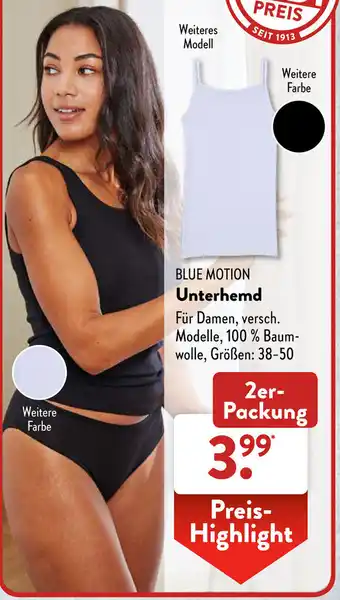 Aldi Süd Blue Motion Unterhemd Angebot