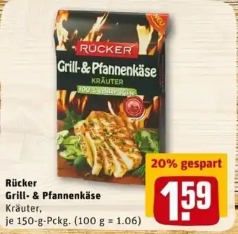 REWE PETZ Rücker Grill und Pfannenkäse 150g Angebot