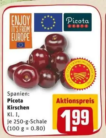 REWE PETZ Picota Kirschen 250g Angebot