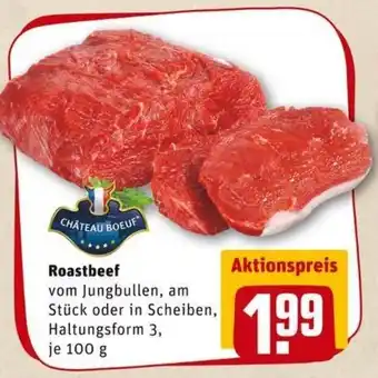 REWE PETZ Roastbeef 100g Angebot