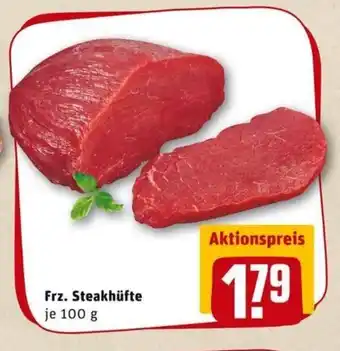 REWE PETZ Frz. Steakhüfte 100g Angebot