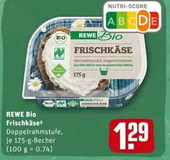 REWE PETZ Rewe Bio Frischkäse 175g Becher Angebot