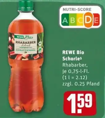 REWE PETZ Rewe Bio Schorle 0,75L Angebot