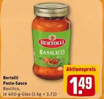 REWE PETZ Bertolli Pasta Sauce 400g Angebot