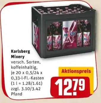 REWE PETZ Karlsberg Mixery 20x0,5L /24x0,33L Angebot