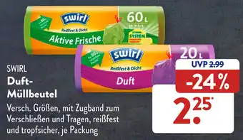 Aldi Süd Swirl Duft Müllbeutel Angebot