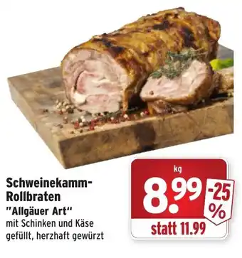 Wasgau Schweinekamm Rollbraten Allgäuer Art Angebot