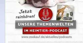 Zookauf Unsere Themenwelten Im Heimtier-Podcast Angebot