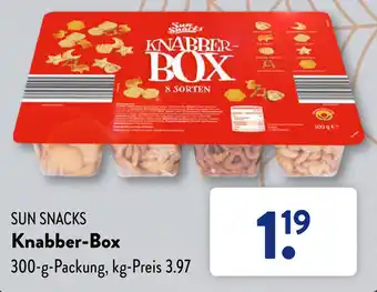 Aldi Süd Sun Snacks Knabber Box 300 g Packung Angebot