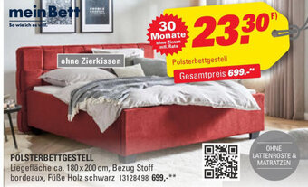 Höffner Polsterbettgestell Angebot