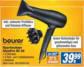 expert Octomedia Beurer Haartrockner StylePro HC 50 Angebot