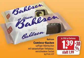 Wasgau Bahlsen Comtess Kuchen 350 g Angebot