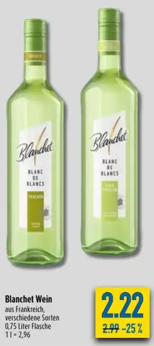 diska Blanchet Wein 0,75L Angebot