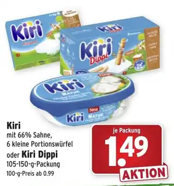 Wasgau Kiri oder Kiri Dippi 105-150g Angebot