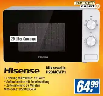 expert Octomedia Hisense Mikrowelle H20M0WP1 Angebot