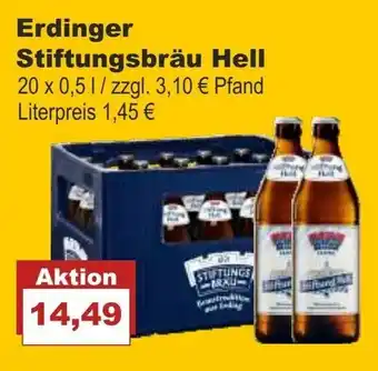 Bilgro Erdinger Stiftungsbräu Hell 20x0,5L Angebot