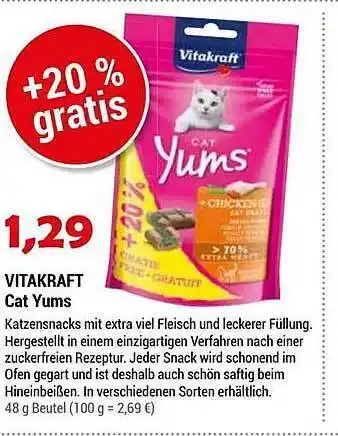 Zookauf Vitakraft Cat Yums Angebot
