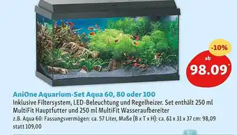 Fressnapf Anione aquarium-et aqua 60,80 oder 100 Angebot