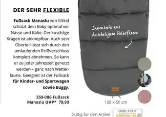 Jako O Der sehr flexible fußsack manaslu Angebot