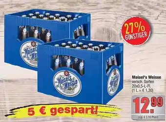 alldrink Maisel's weisse Angebot