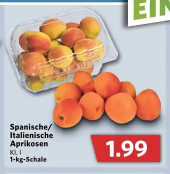 Combi Spanische/Italienische Aprikosen 1kg Angebot