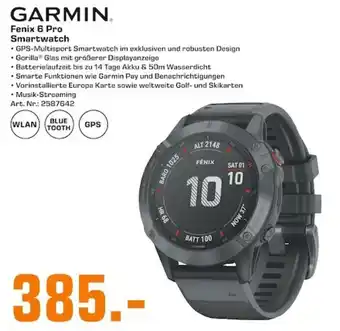 Saturn Garmin Fenix 6 Pro Smartwatch Angebot