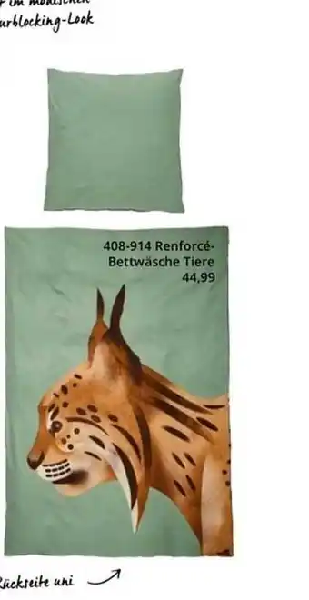 Jako O Renforce bettwäsche tiere Angebot