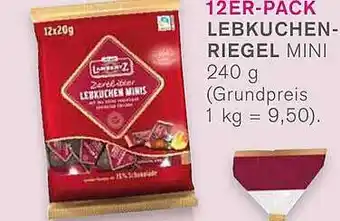 KODi 12er-pack lebkuchen riegel mini 240g Angebot