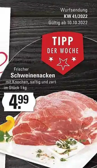 Meyer's Frischemarkt Schweinenacken Angebot