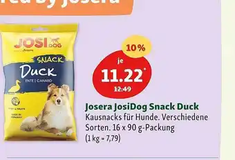 Fressnapf Josera josidog snack duck Angebot