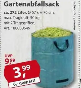 Sonderpreis Baumarkt Gartenabfallsack Angebot