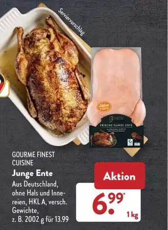 Aldi Süd Gourmet finest cuisine junge ente Angebot