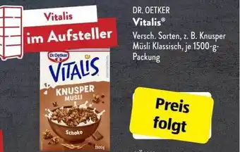 Aldi Süd Dr oetker vitalis Angebot