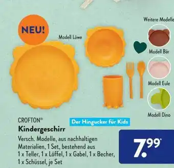 Aldi Süd Crofton kindergeschirr Angebot