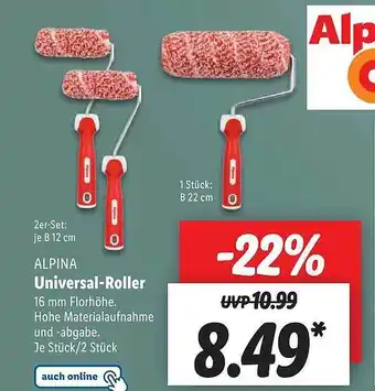 Lidl Alpina universal-roller Angebot