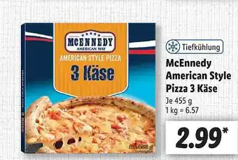 Lidl Mcennedy american style pizza 3 käse Angebot